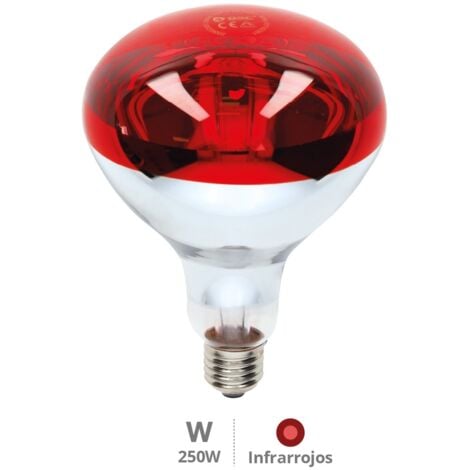GSC Bombilla infrarrojos Ø125mm E27 Máx. 250W