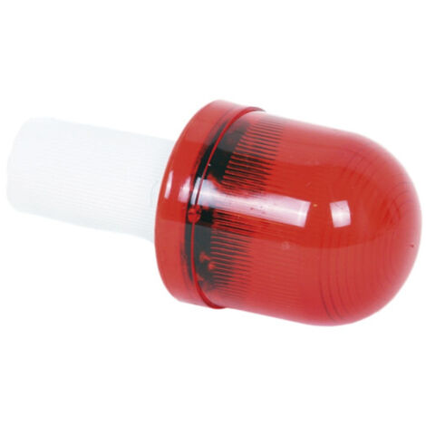 Lampara intermitente roja