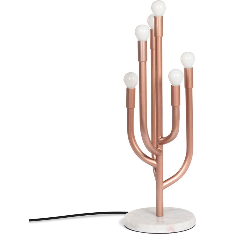 

Lámpara de Mesa Kora Oro Rosa - Sklum