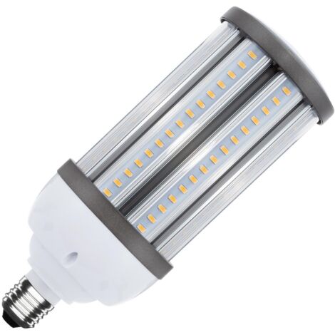 Bombilla LED Alumbrado Público Corn E27 Casquillo Gordo 40W IP64 Blanco Frío 6000K - 6500K