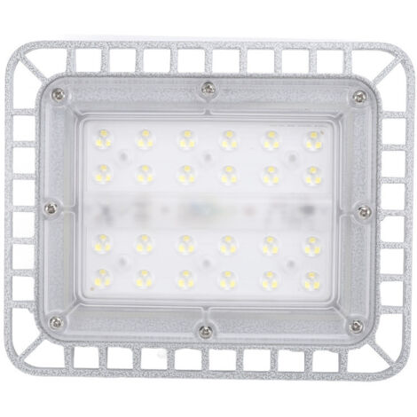 Lámpara LED antiexplosiva, 50 W, 5500 lm, 5000 K, alto brillo, resistente al agua IP65, carcasa de aluminio fundido a presión, 220 V