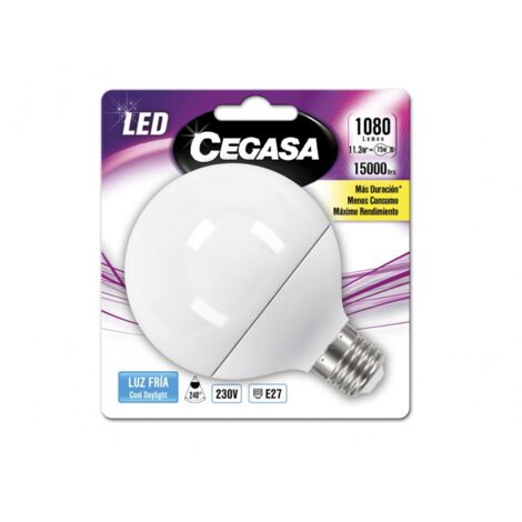LAMPARA LED CEGASA G95 14W E27 5000K 325574