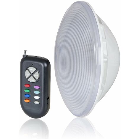 LAMPARA LED COLOR CON MANDO A DISTANCIA PAR 56 PARA PISCINAS GRE