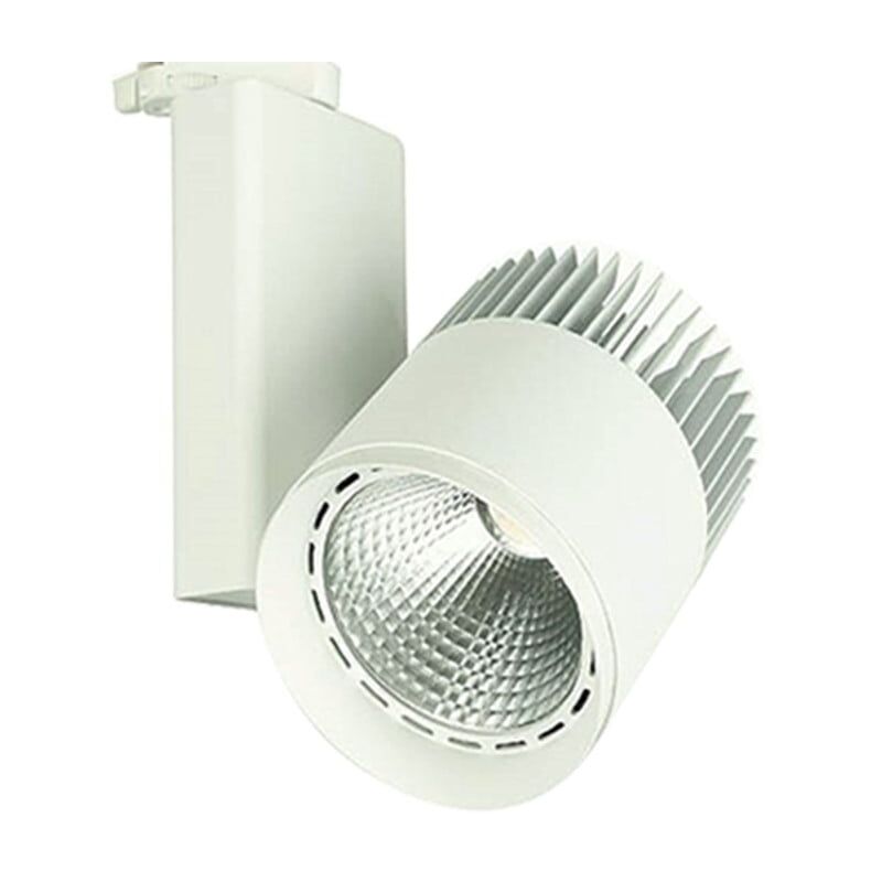 

Sysled - Lámpara LED CREE 50W trifásica 50W blanco neutral 4500K LED Spotlight | Color del soporte: Blanco
