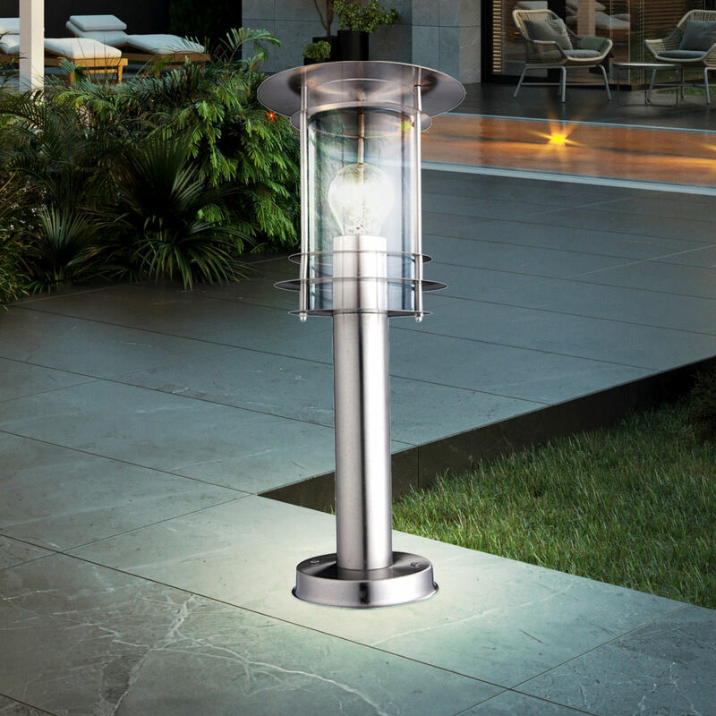 

Lámpara de pie para exteriores LED de 7 vatios que ilumina terraza de acero inoxidable IP44 para jardín
