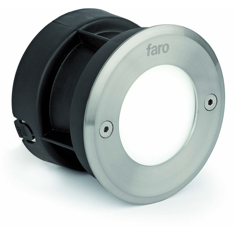 

LED-18 Empotrable de pared y suelo negro mate de FARO - INOXIDABLE SATINADO