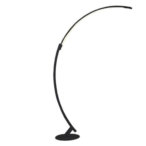 LAMPARA LED DE PIE PLEGABLE 2 POSICIONES 28W 3000K 100º 230V NEGRO