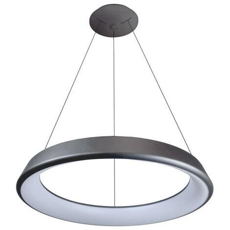 Lámpara LED de techo colgante "Lizer" (36W 3000K 2192lm) color plata