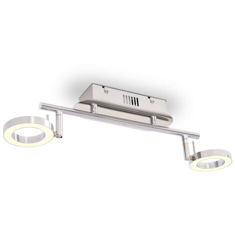 Lámpara LED de techo con 2 luces blanco cálido