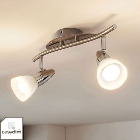 Lámpara LED de techo Cora, easydim, 2 luces