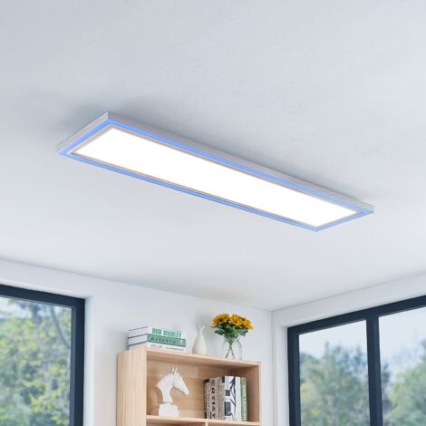 Lámpara LED de techo Lynn, CCT+RGB, 120x30 cm