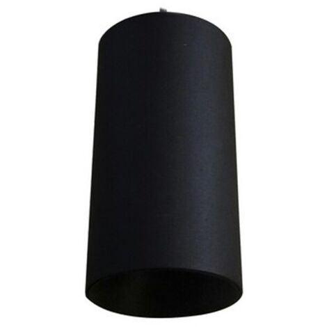 LAMPARA LED DE TECHO TUBULAR 15W 3000K 45º 230V NEGRO interior negro