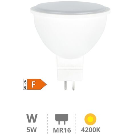 Lámpara LED dicroica 5W MR16 4200K 12V