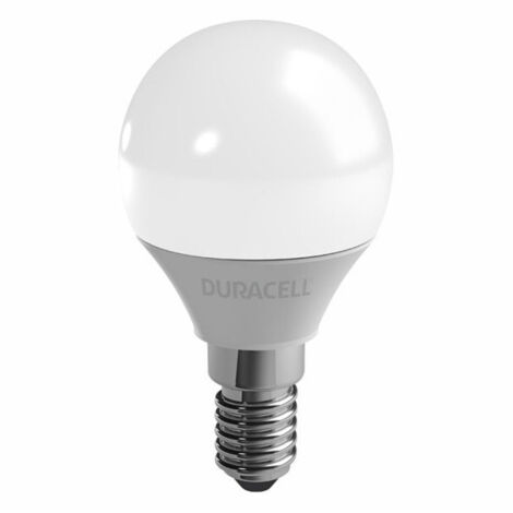 Lámpara LED Esfera E14 W 3,4 2700K Duracell