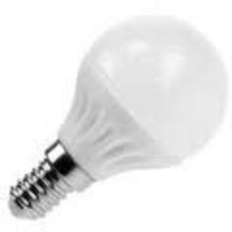 LAMPARA LED ESFERICA E14  6 W 3000K CALIDA