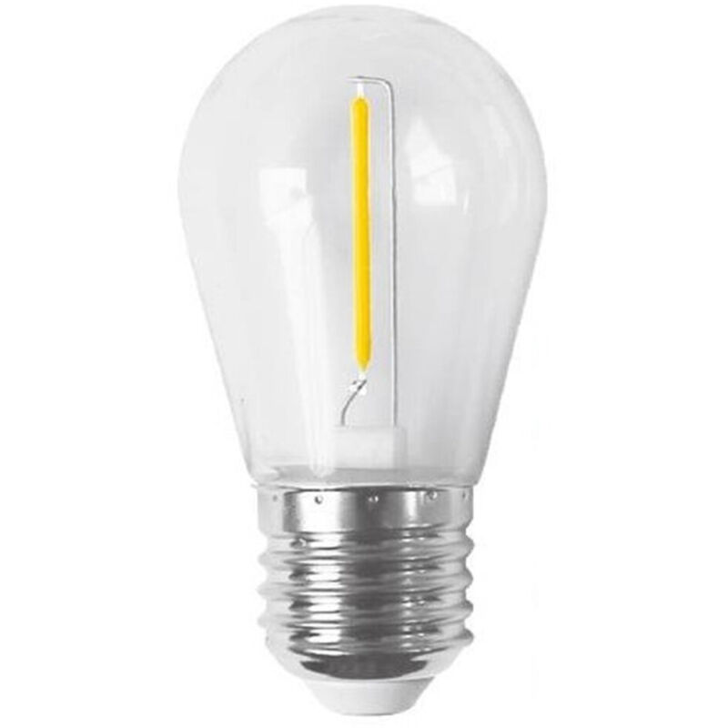 

Lámpara Led filamento recto especial para guirnalda de goma E27 blanca cálida (F-Bright 2601497-BC)