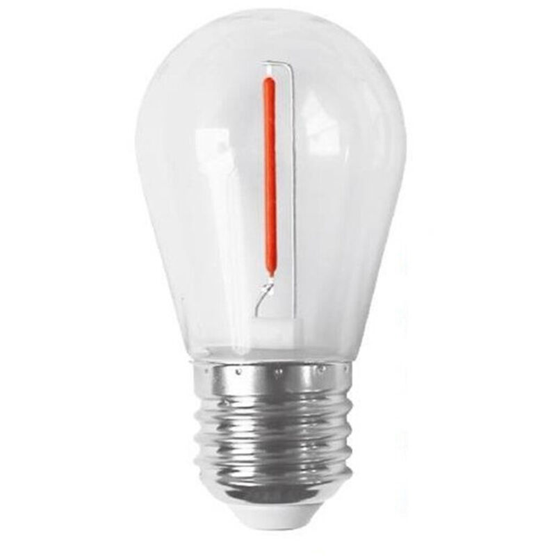 

Lámpara Led filamento recto especial para guirnalda de goma E27 roja (F-Bright 2601497-R)