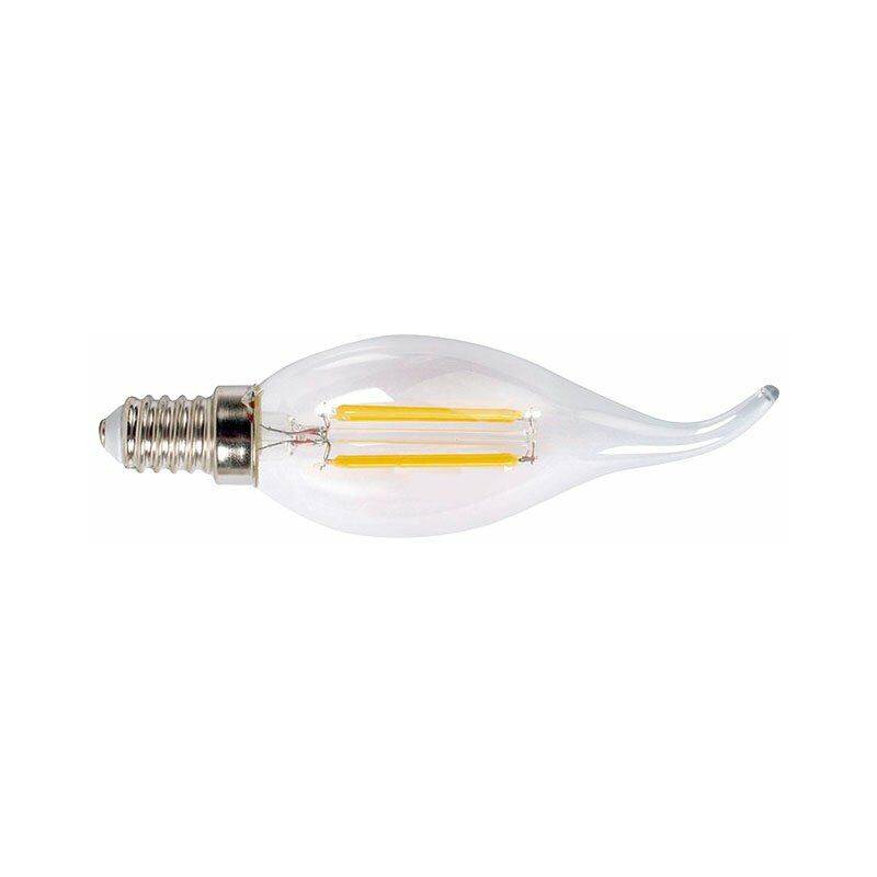 

Lamp.Led Filam.Vela Dec.E14 4W 6400K Tr