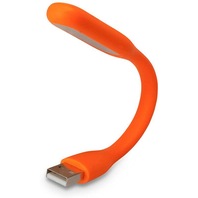 

Lampara led flexible USB para portatil Naranja