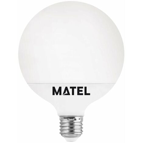 ALFA DYSER BOMBILLA LED MATEL GLOBO E27 G95 15W FRíA (CAJA 4 UNIDADES)