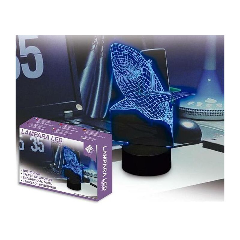 

Lámpara LED ilusión 3D