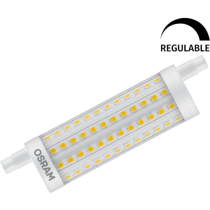 

Lámpara Led Lineal regulable R7S 15W 2700°K 2000Lm 118mm. ( 4058075432550) - Osram
