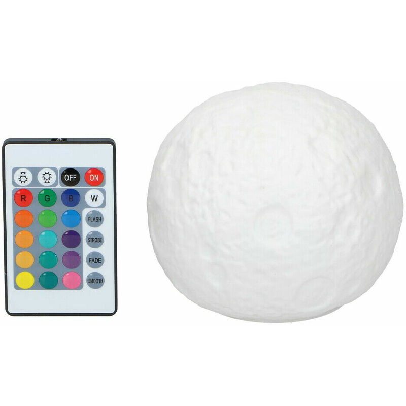 

Lámpara LED Luna Grundig 16 Colores RGB Regulable con Mando a Distancia
