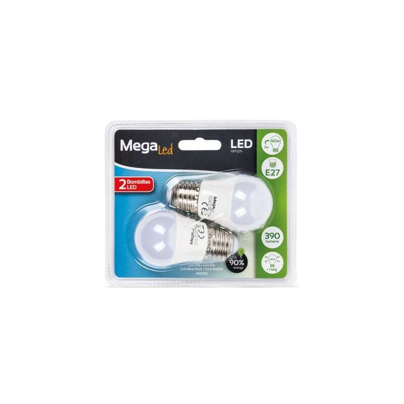 

Lampara led mini esferica (2uni) 5w e-27 4000k