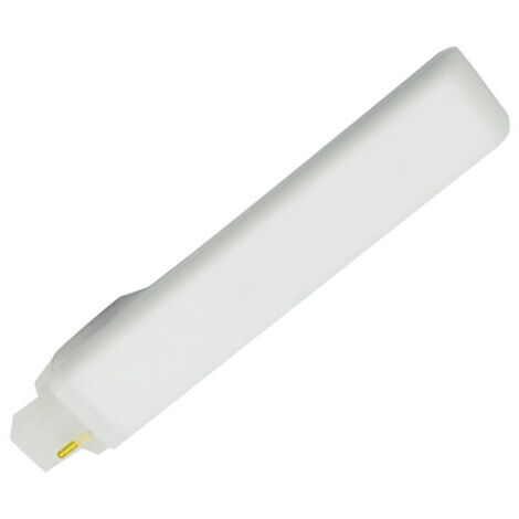 Lámpara Led PL orientable 2 pins G24 10W 6000°K 800Lm 100° 28x162mm. (F-BRIGHT 2601708)