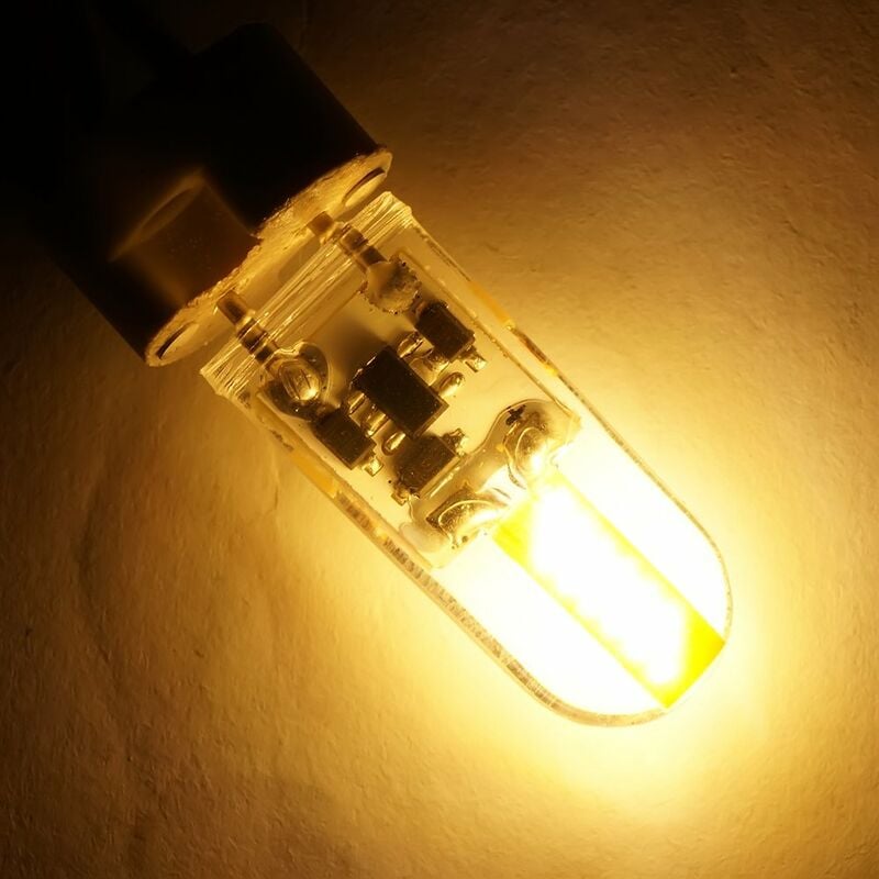 

Lampara LED regulable GY6.35, Bombilla LED COB de silicona DC 12V, 3W Reemplazo de iluminacion halogena
