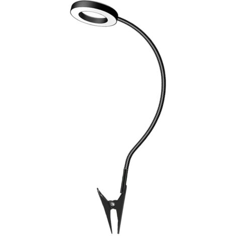 Lámpara LED regulable para cultivo, 10 W de espectro completo, 3 niveles de brillo, temporizador de 3/6/12 horas.