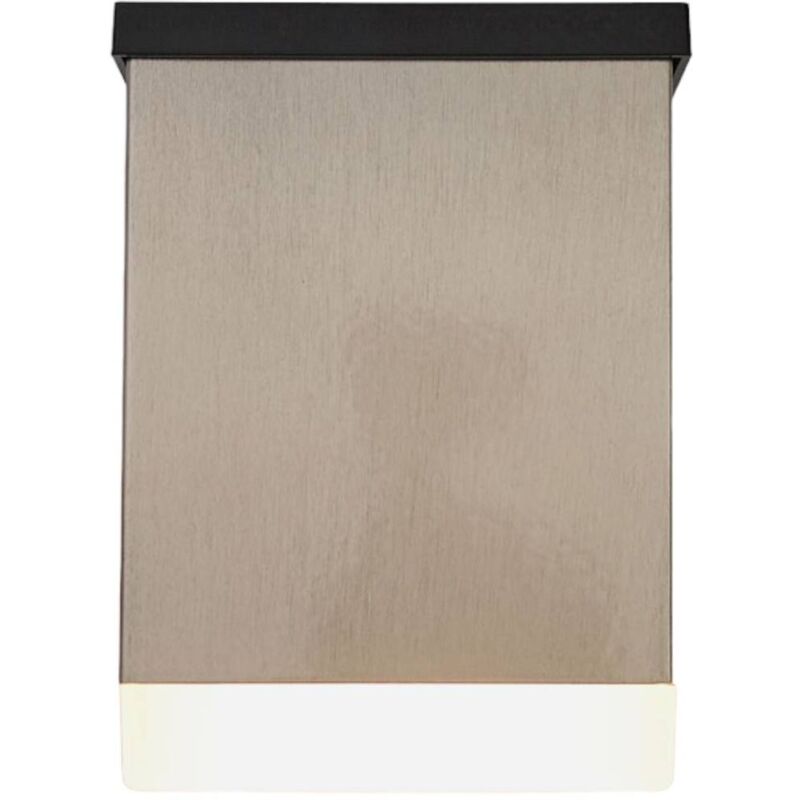 

Aplique solar LED Tyson angular satinado