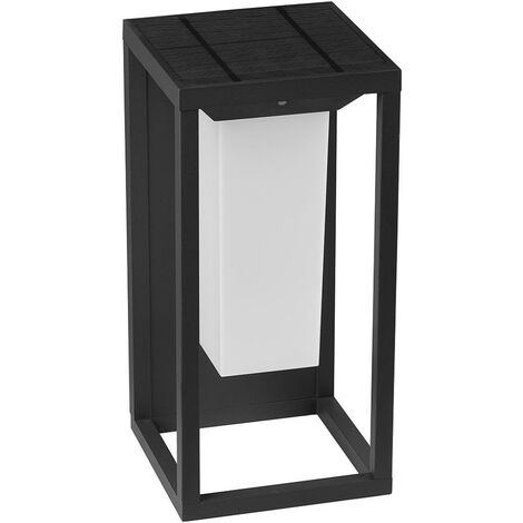 Lámpara LED solar V-TAC con chip Samsung de 2 W y sensor de movimiento, luz crepuscular blanca cálida, 29 cm, IP65