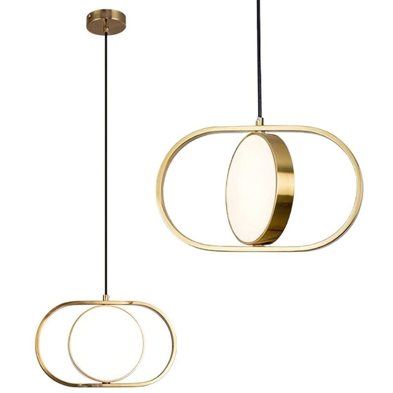 Toolight - lámpara led APP1555-CP sufitowa wisząca gold