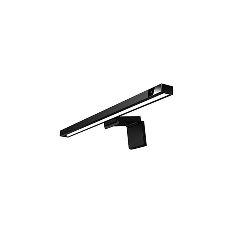 Lámpara LED USB para pantalla de ordenador portátil, lámpara de escritorio que cuida los ojos, brillo y 3 temperaturas de color ajustables, con
