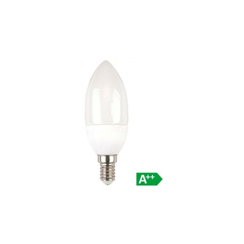 

V-tac - Lámpara led vela E14 5.5W 200° tapa blanca Temperatura de color - 6400K Blanco frío