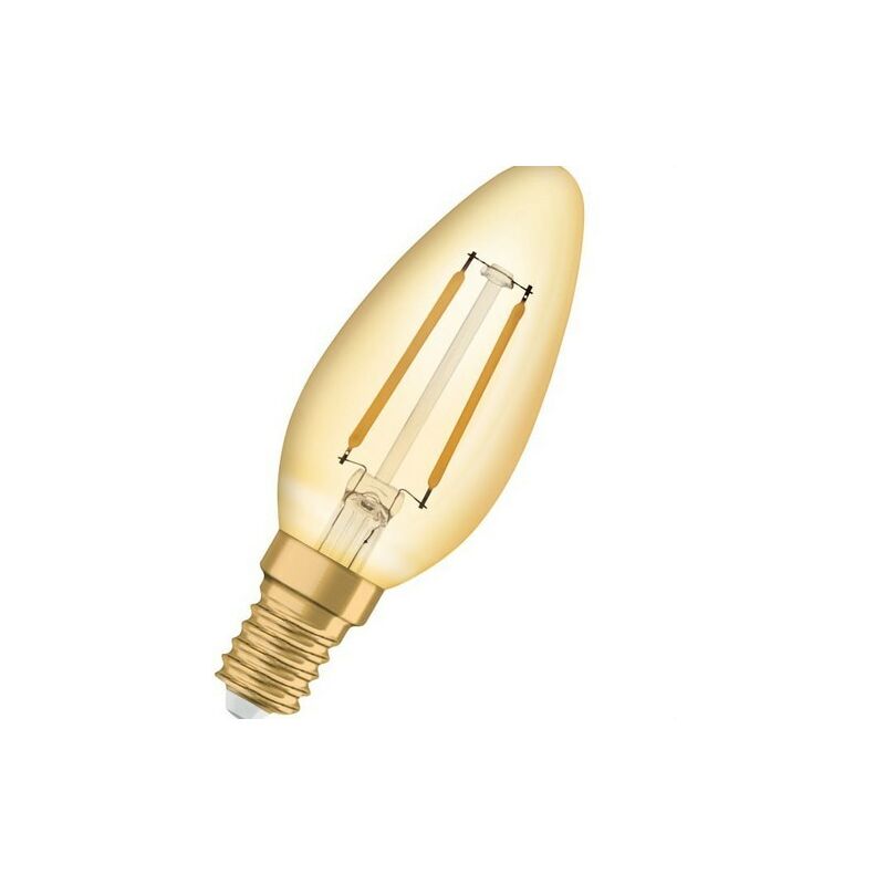 

Lámpara LED Vintage 1906 LED CL P FIL GOLD 13 NON-DIM 1,4W/8 4058075290792 - Ledvance