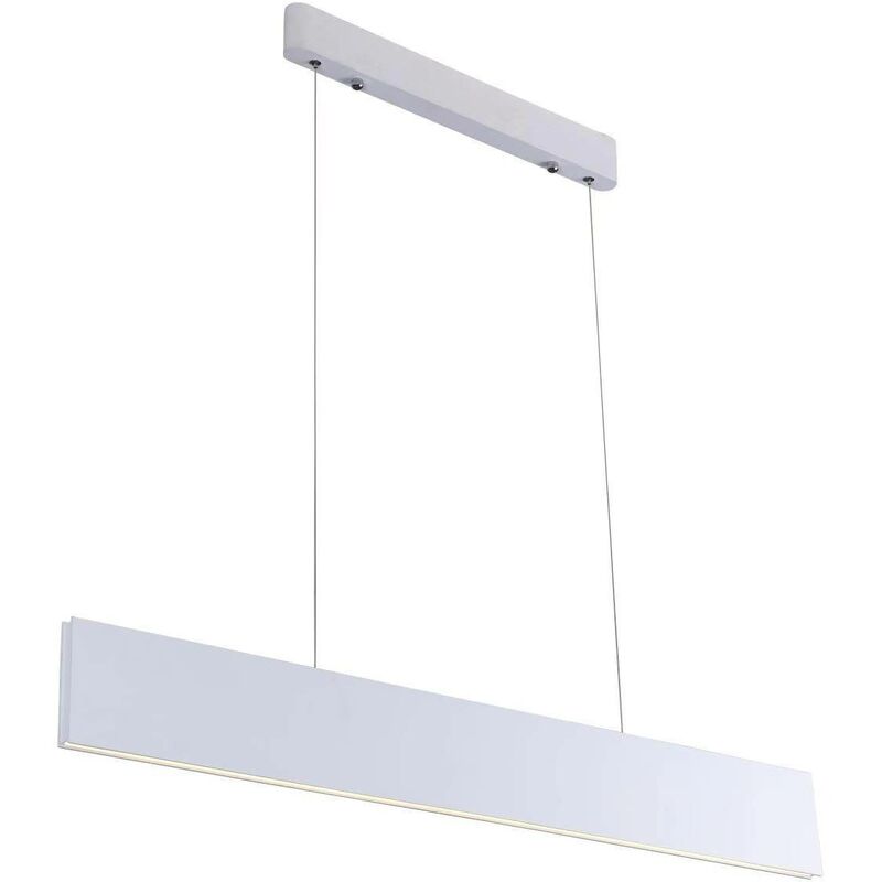 

Lámpara lineal LED colgante 120cm ultra slim 40W 3000K | Blanco - Blanco Cálido
