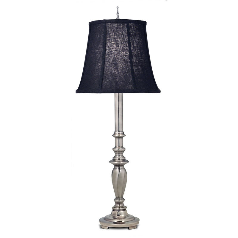 

Lámpara de mesa 1 luz níquel antiguo, E27 - Elstead