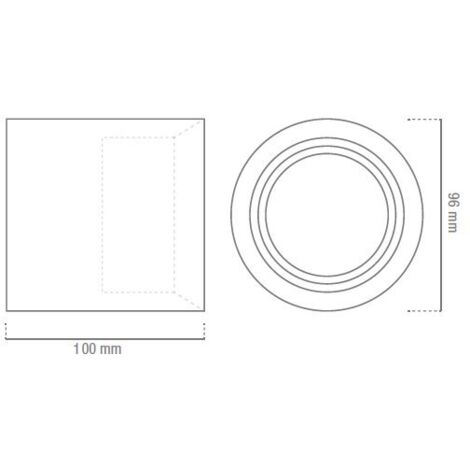 Lámpara matel tilting surface ring kit aislante ignífugo