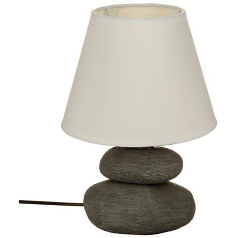 Lámpara 'Mer' de rayas - cerámica A. 30 cm - Atmosphera créateur d'intérieur