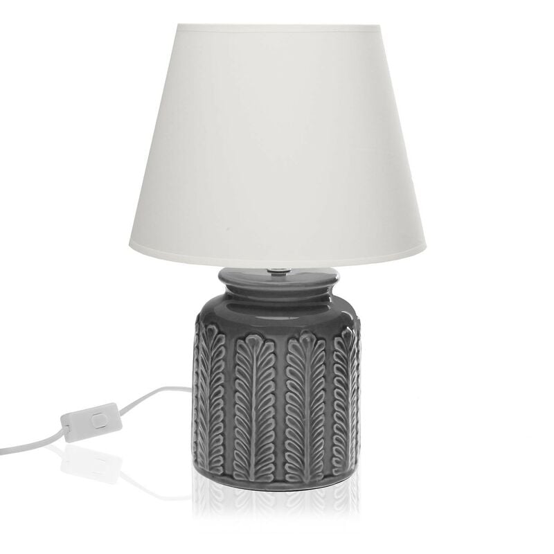 

Bh Design - LÁMPARA MESA HOJAS GRIS