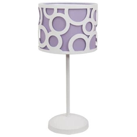 FABRILAMP FAB 028271019 Sobremesa Orlando Lila/blanco 1xe14 34X18X18