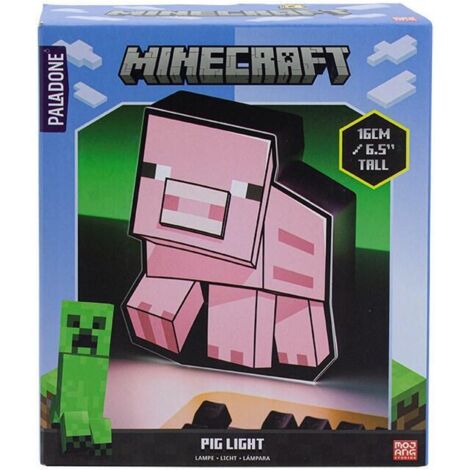LÁMPARA MINECRAFT CERDO (PIG BOX) PALADONE PP9466MCF