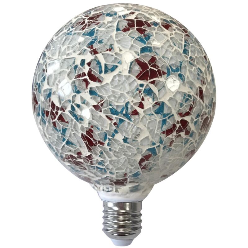 

Lámpara Led modelo Tiffany con cristal 4W blanco G125 (F-Bright 2601966-BL)