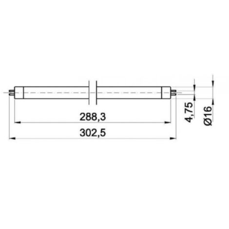 Tubo LED T8 14W 1.400Lm 4000ºK 90Cm Cabeza Rotatoria Conexión Un Extremo  60.000H [TC-T8RDDG14W-O-W]