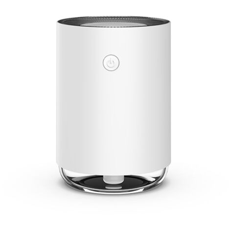 Lámpara noche portátil vapor frío 220 ml – USB ultrasilenciosa con apagado auto – Hogar, bebé u oficina (Blanco) – Regalo ideal Día Madre