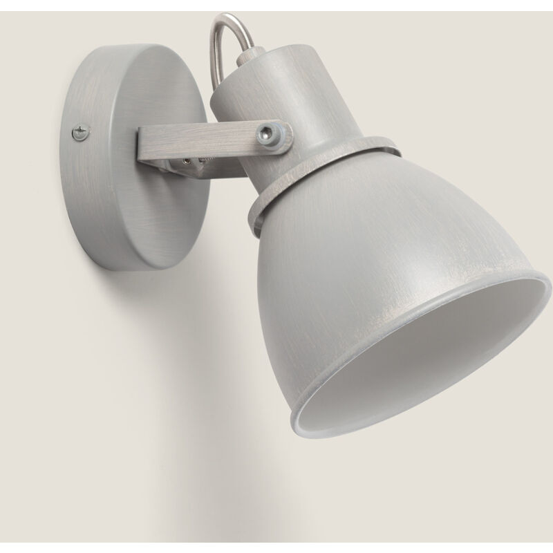 

Efectoled - Lámpara Orientable de Metal Emery 1 Foco Gris - Gris