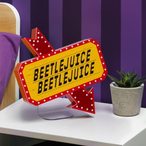 Lámpara paladone cartel beetlejuice