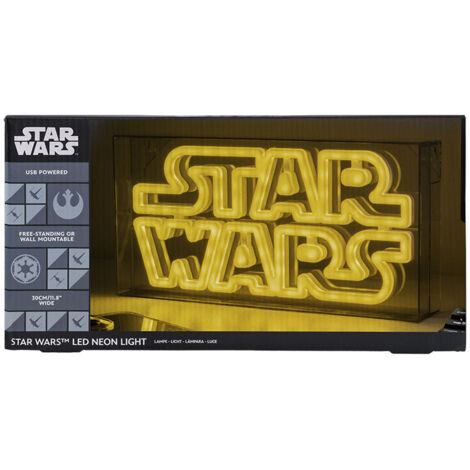 Lámpara paladone star wars logo led